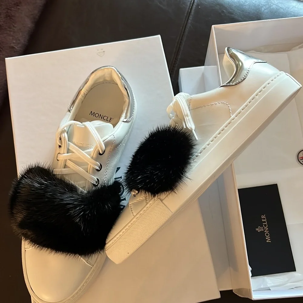 Moncler women fashion sneakers EUR 40 US 10. New and Authentic